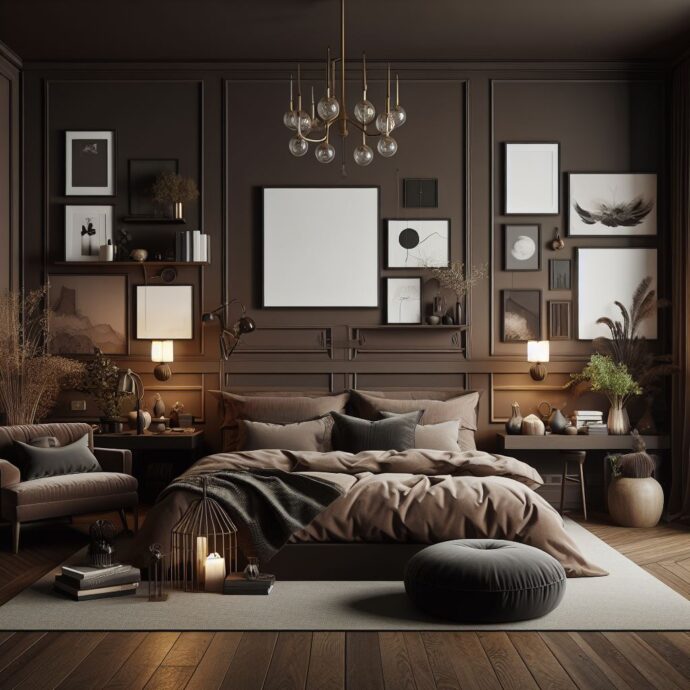 The Rise of Rich Browns in 2024 Interior Design Trends
